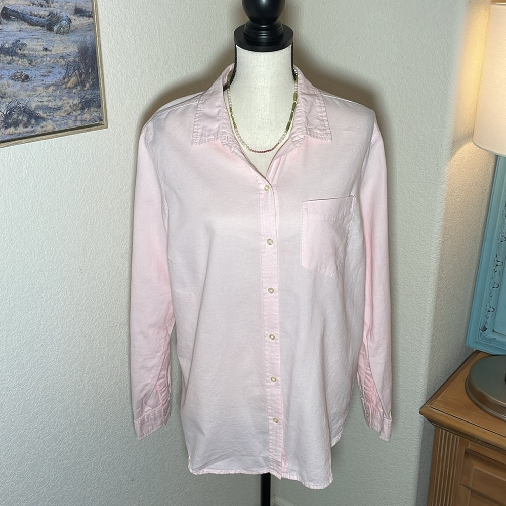 Pink Old Navy Classic Button Down Shirt - Picture 3 of 12